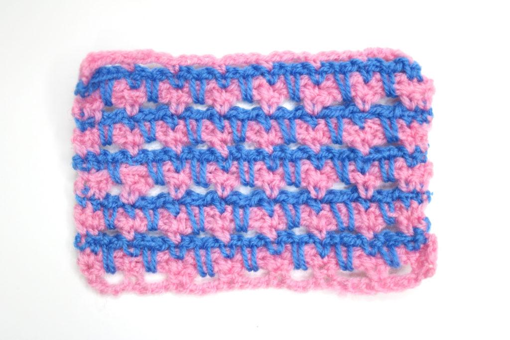 crochet spike stitch