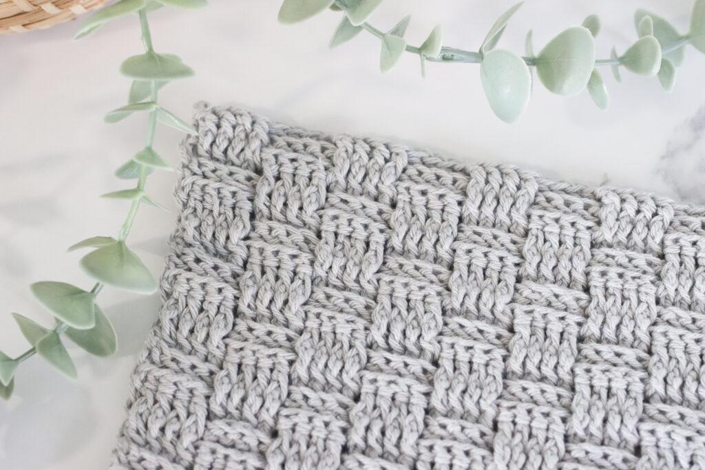 crochet basket weave stitch