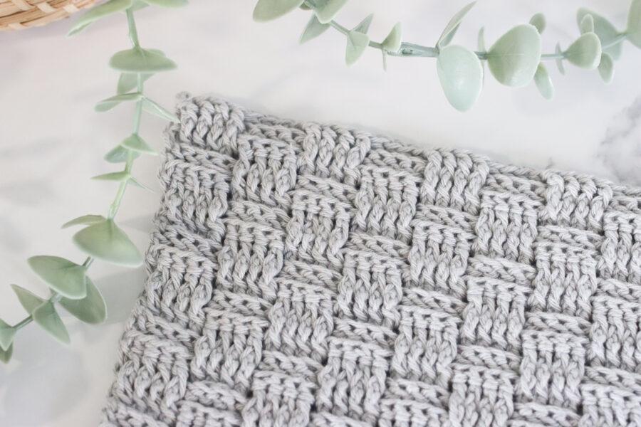 crochet basket weave stitch