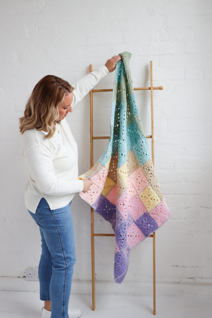 spring abstract blanket