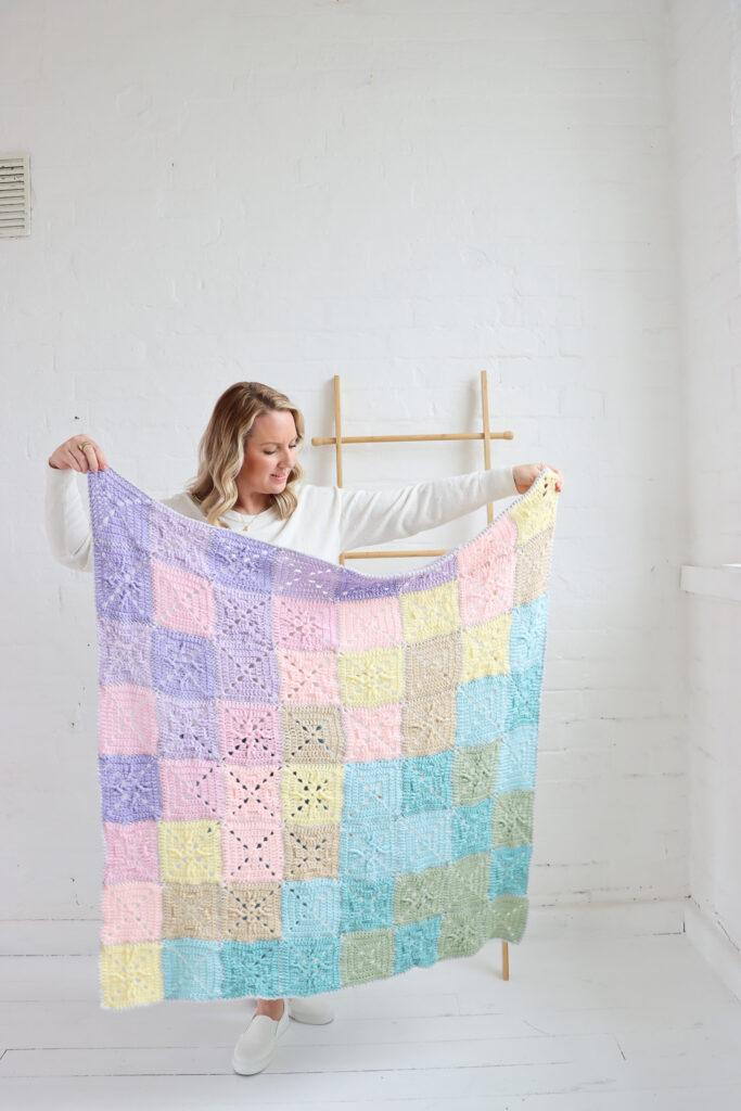 spring abstract blanket