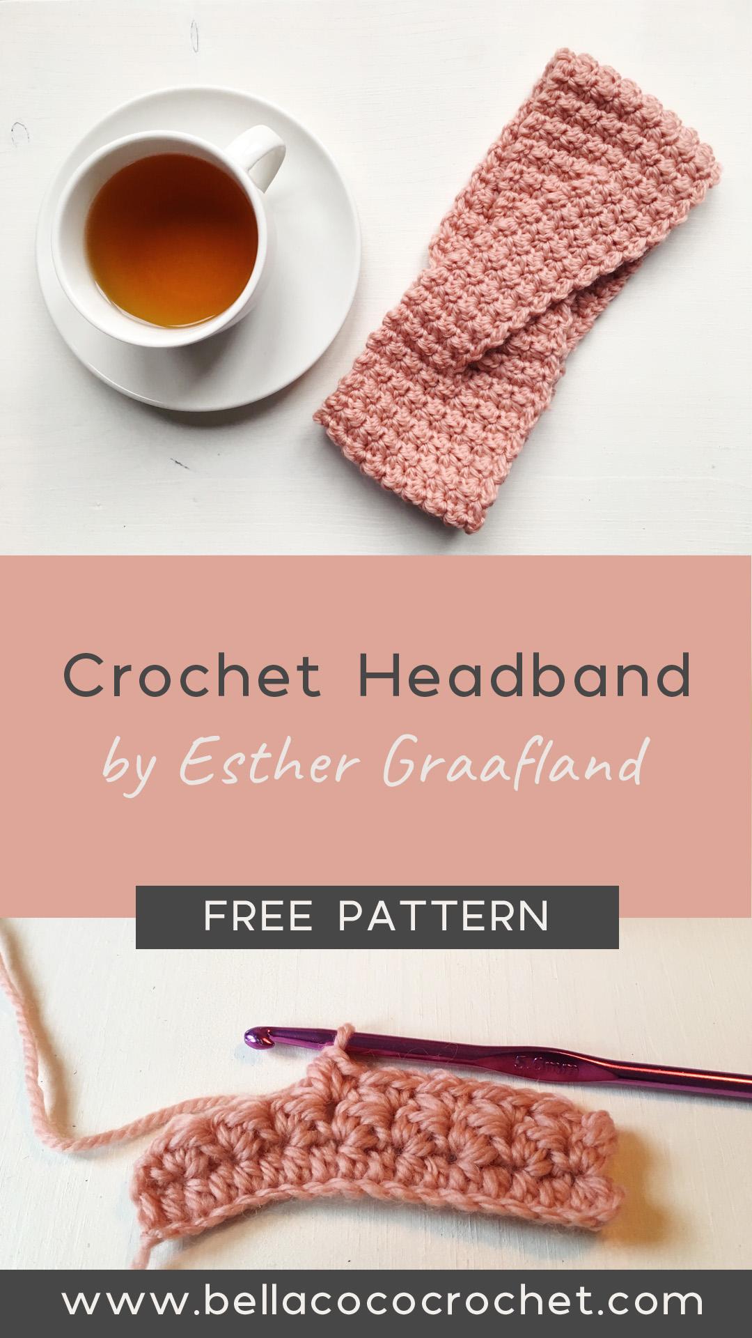 Crochet Headband by Esther Graafland