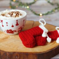Learn How to Crochet a Mini Christmas Stocking