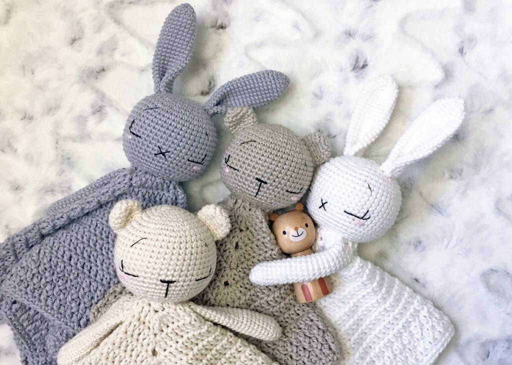 Sleepy Baby Bear and Bunny Lovey by Alanna O’Dea