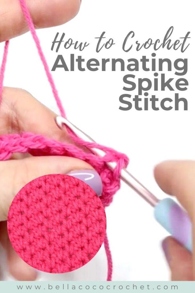 alternating spike stitch