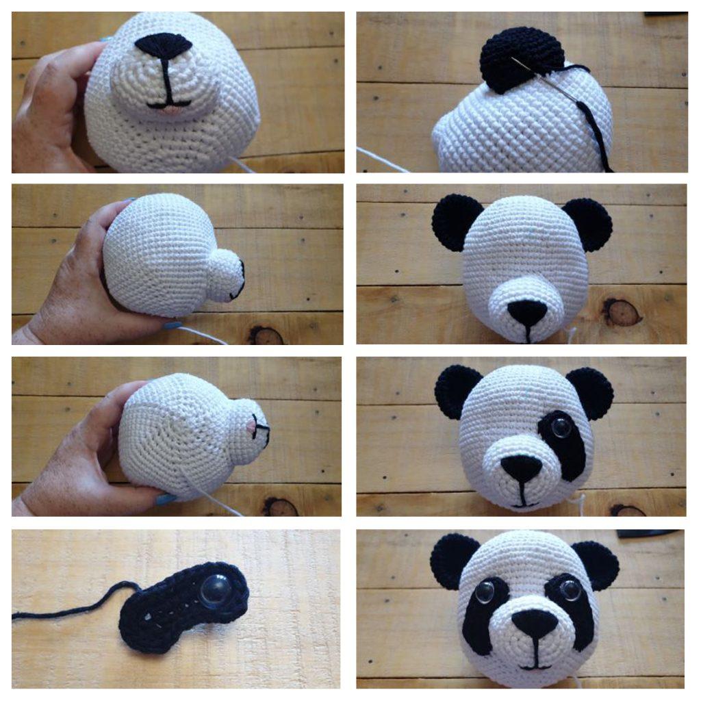 Giant Crochet Panda