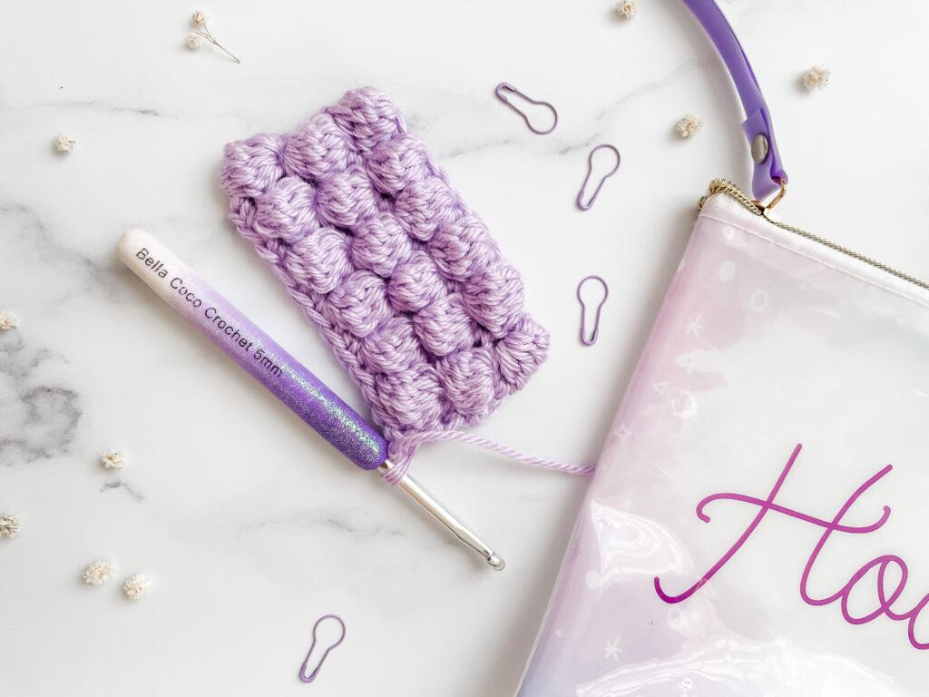 Crochet bobble stitch