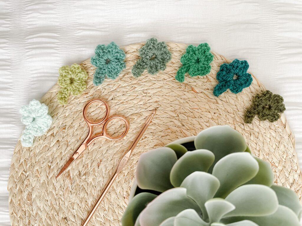 crochet shamrock
