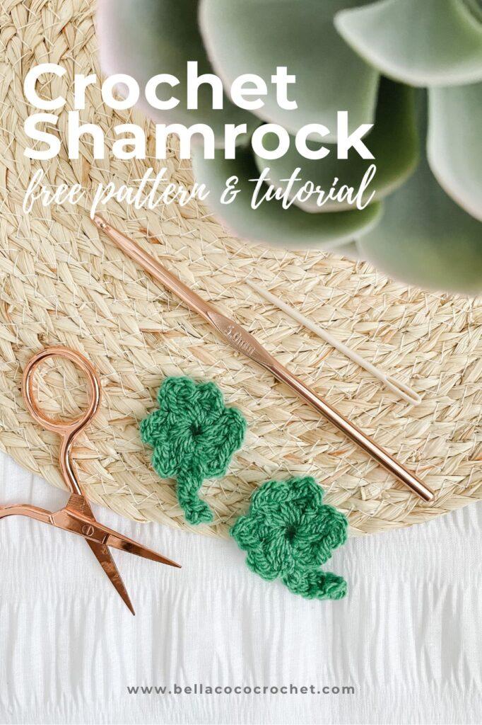 crochet shamrock pattern