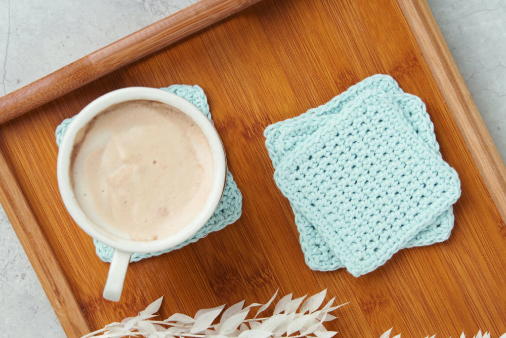 crochet coasters