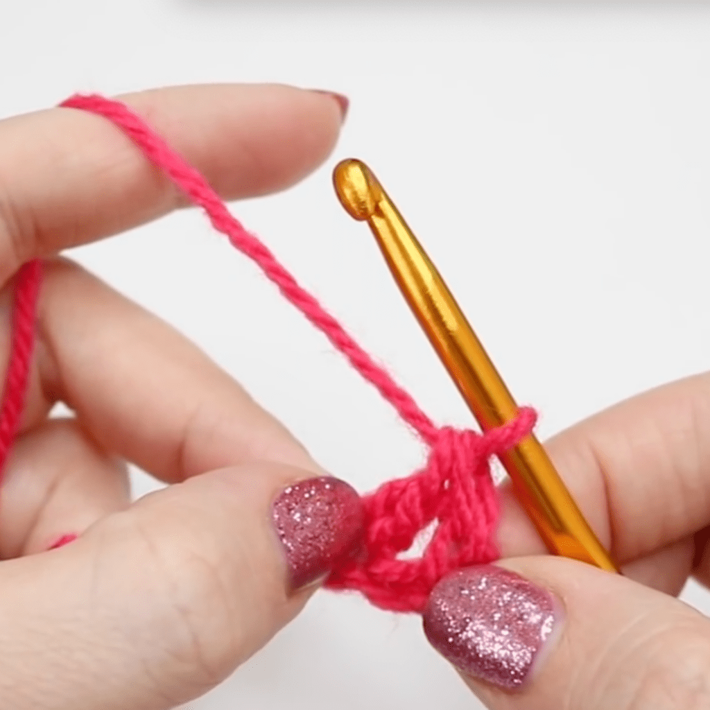 1 treble crochet