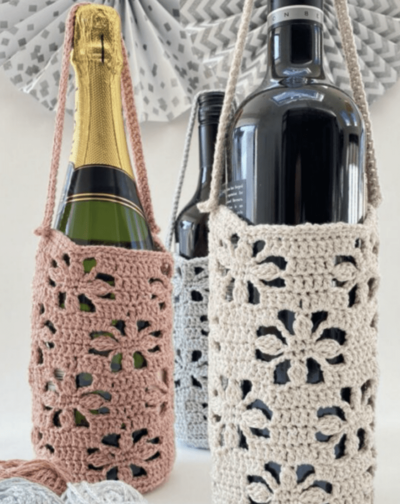 crochet bottle covers
