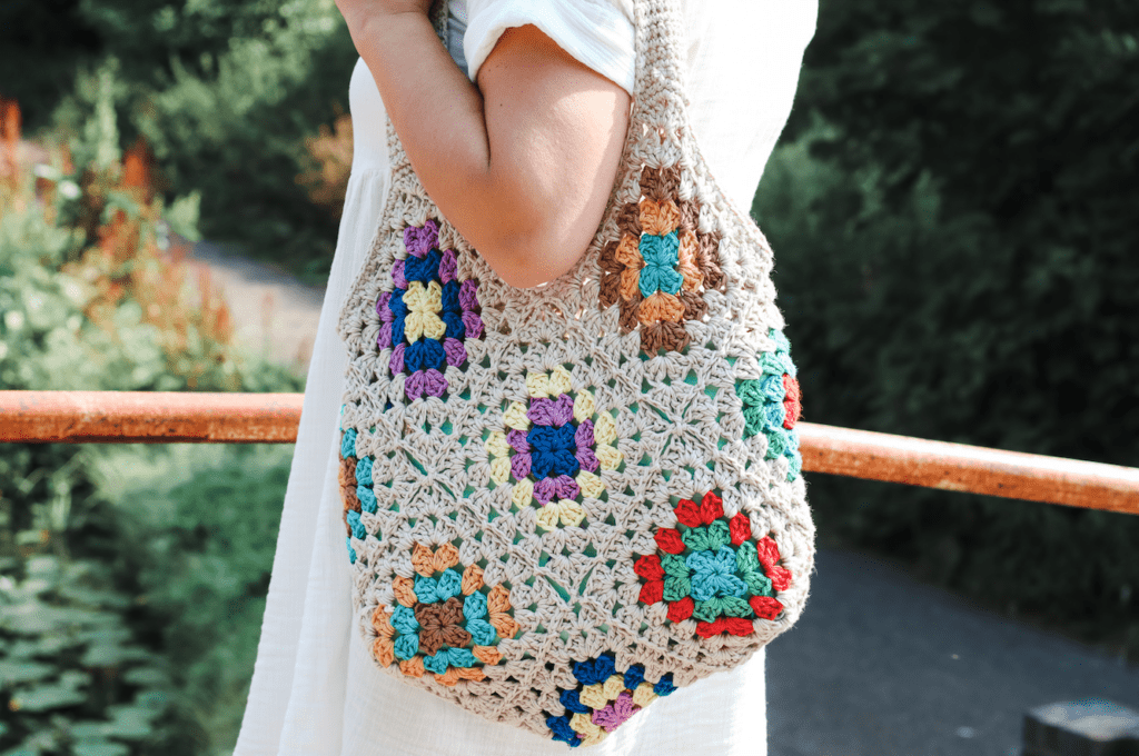Granny Square Tote Bag