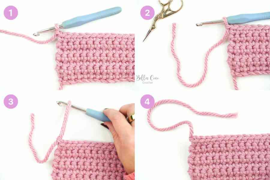 Fastening off yarn