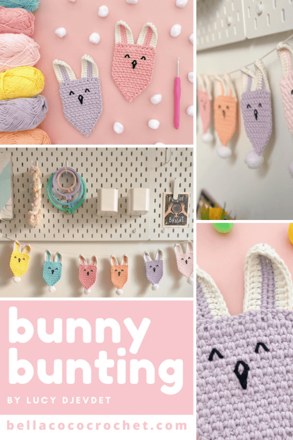 bunny bunting crochet pattern