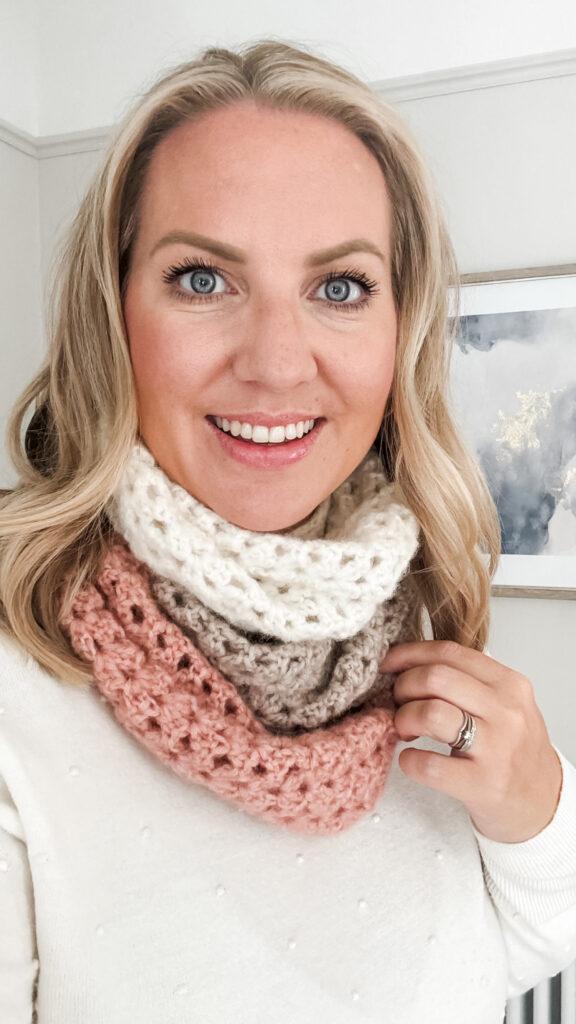 crochet infinity scarf