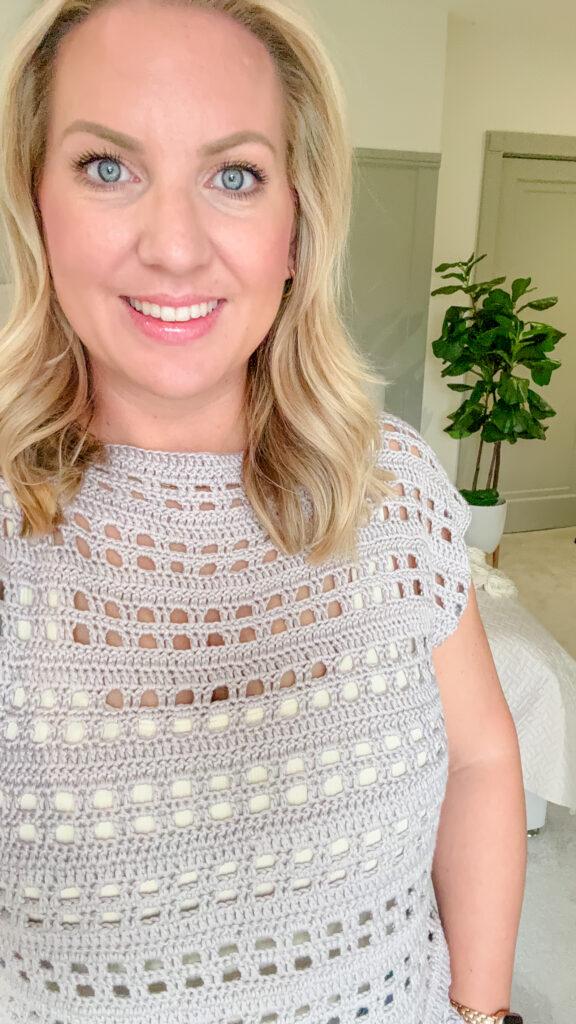 easy beginner friendly crochet top pattern