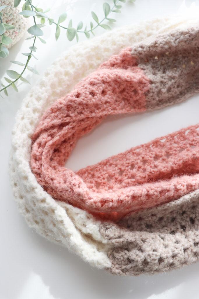 crochet infinity scarf