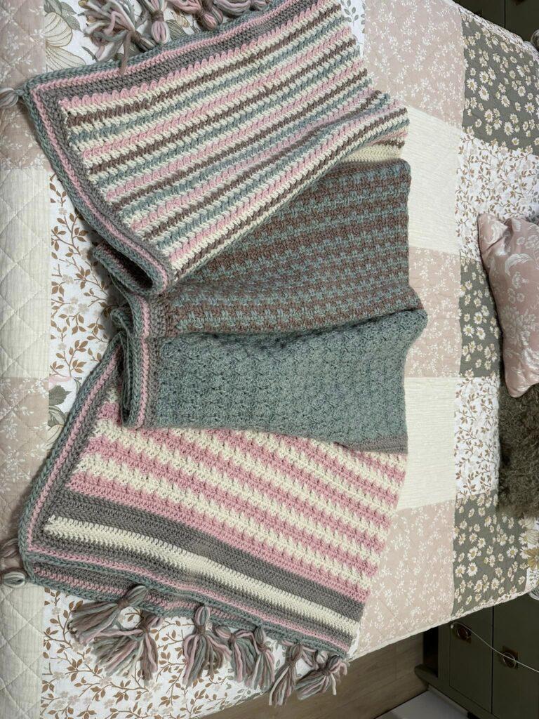 Crochet blanket. Four seasons blanket