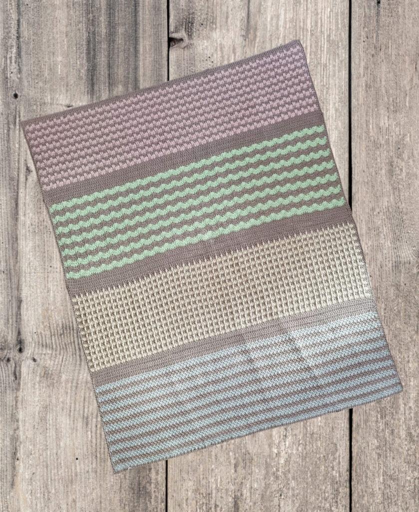 Crochet blanket. Four seasons blanket