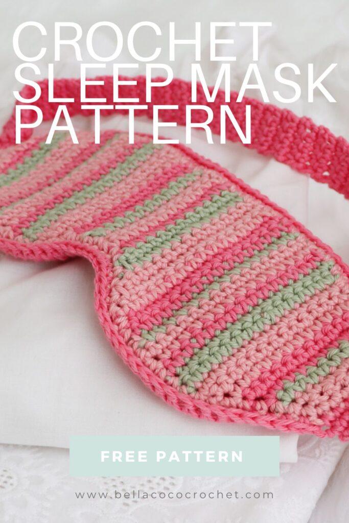 crochet sleep mask pattern