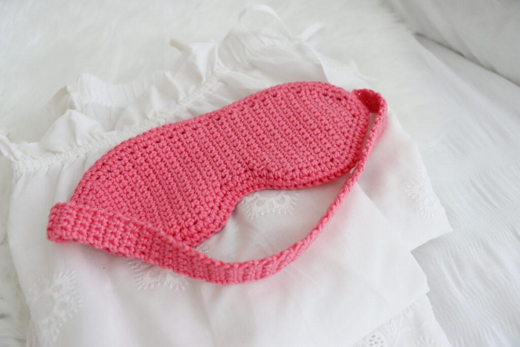 crochet sleep mask pattern