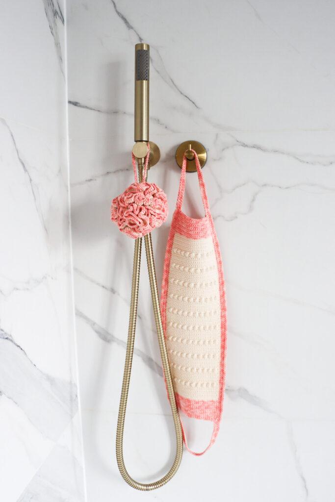 crochet shower set
