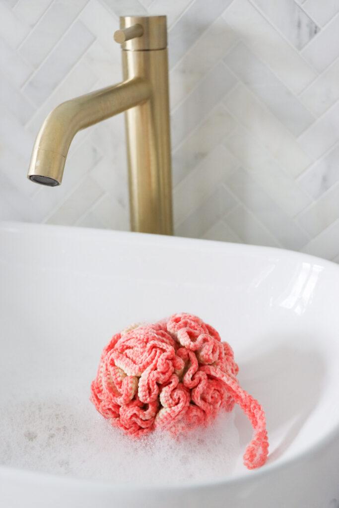 crochet shower set