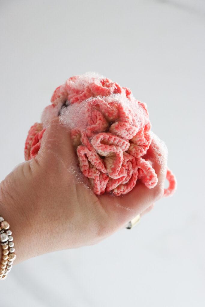 crochet shower set