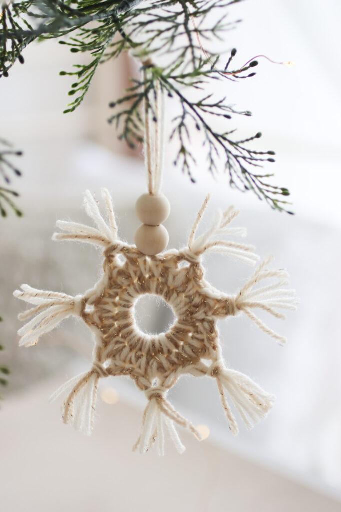 crochet scandi snowflake pattern