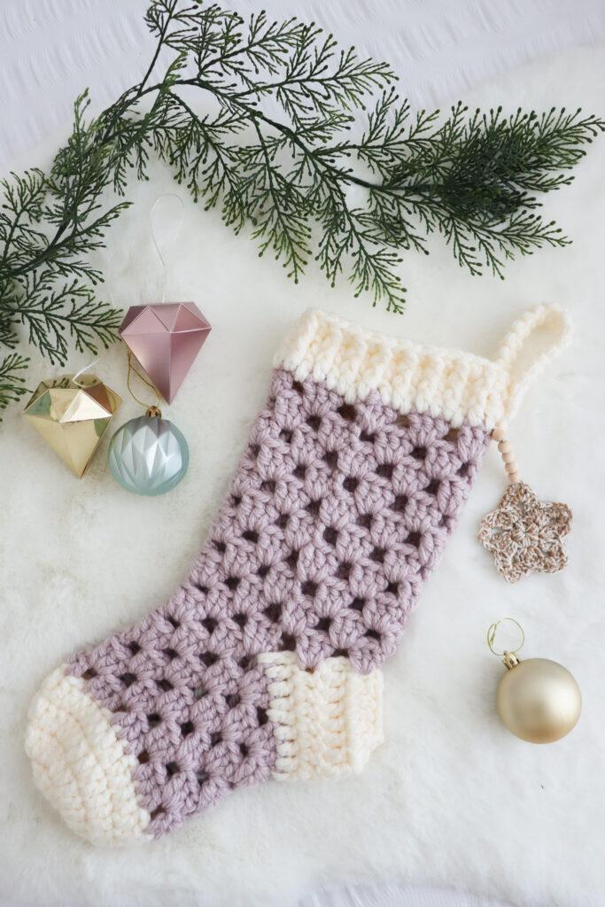 crochet Christmas stocking
