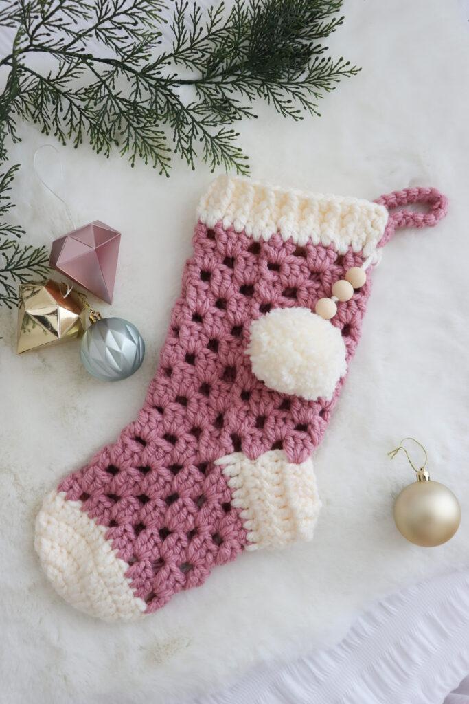 crochet Christmas stocking