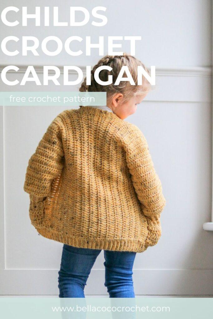children's crochet cardigan