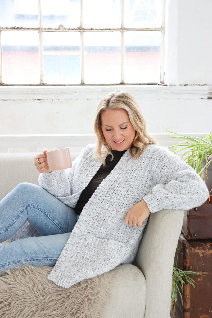 crochet cardigan
