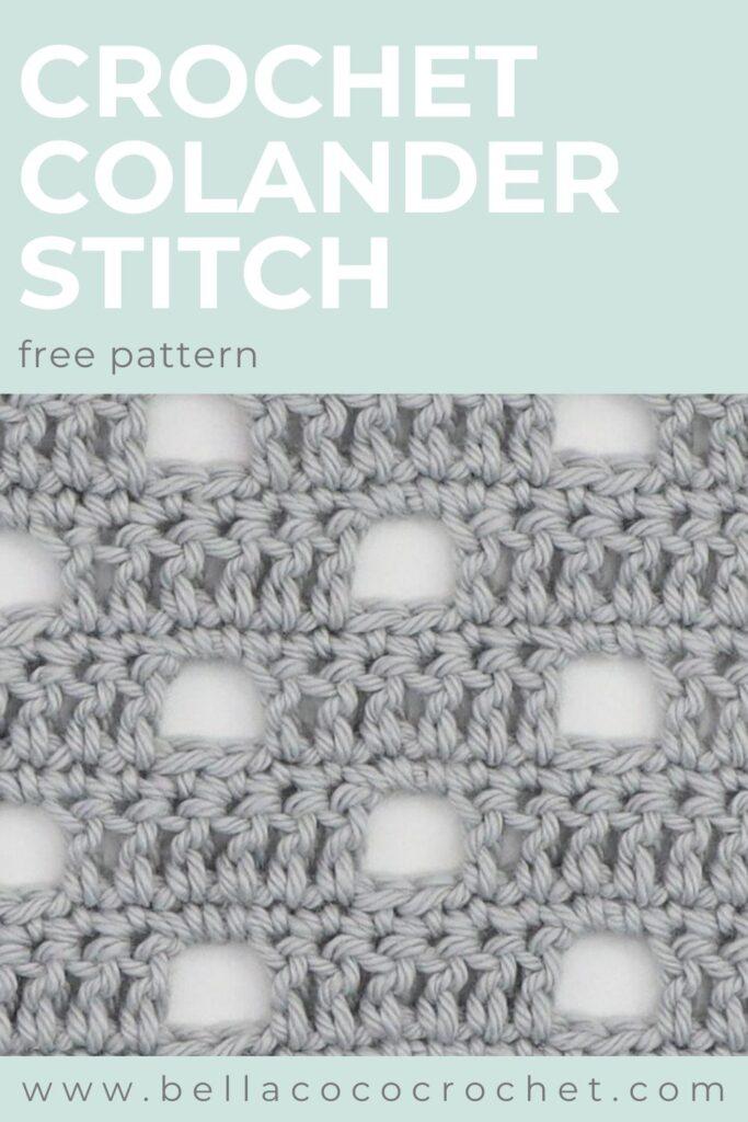 colander stitch