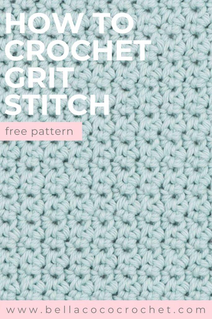 crochet grit stitch
