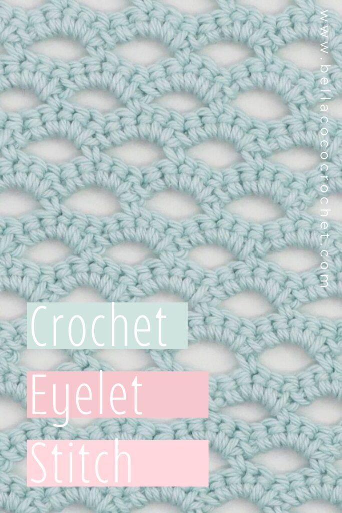 crochet eyelet stitch