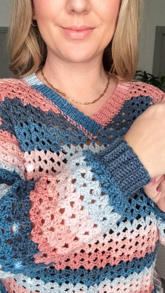 crochet sweater 